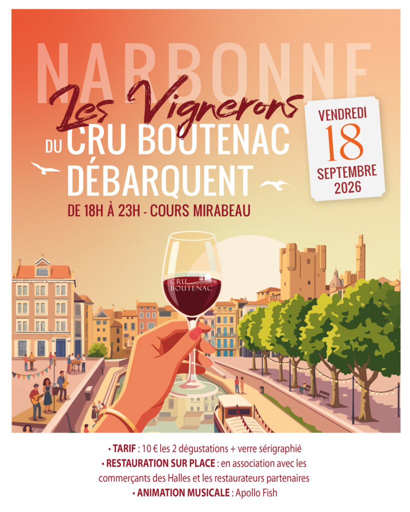 Les vignerons du Cru Boutenac débarquent à Narbonne !